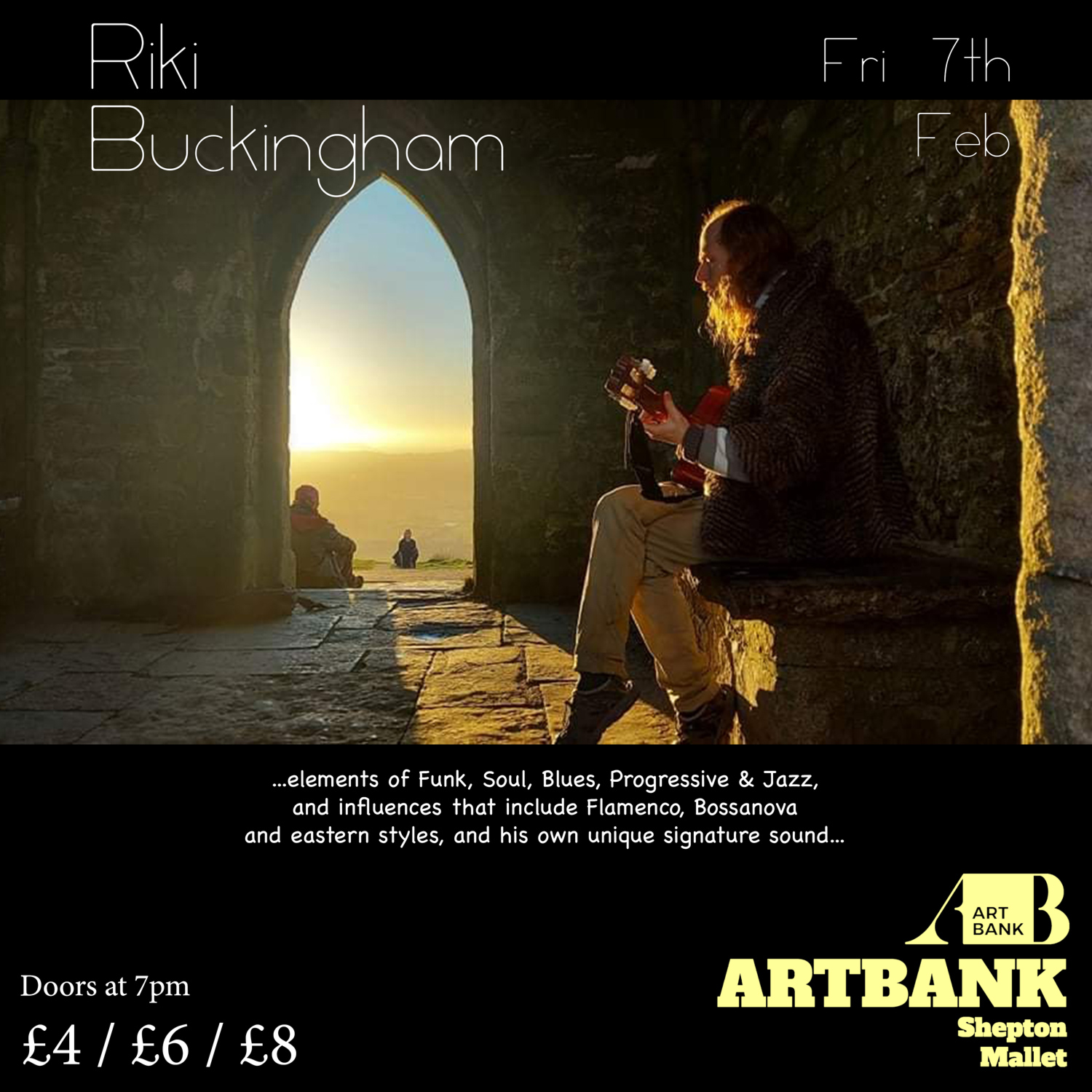 Riki Buckingham Soul, funk, blues, visionary singer/songwriter, performer