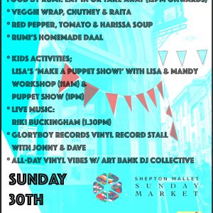 Sunday 30th March - Art Bank @ Sunday Market in Shepton Mallet